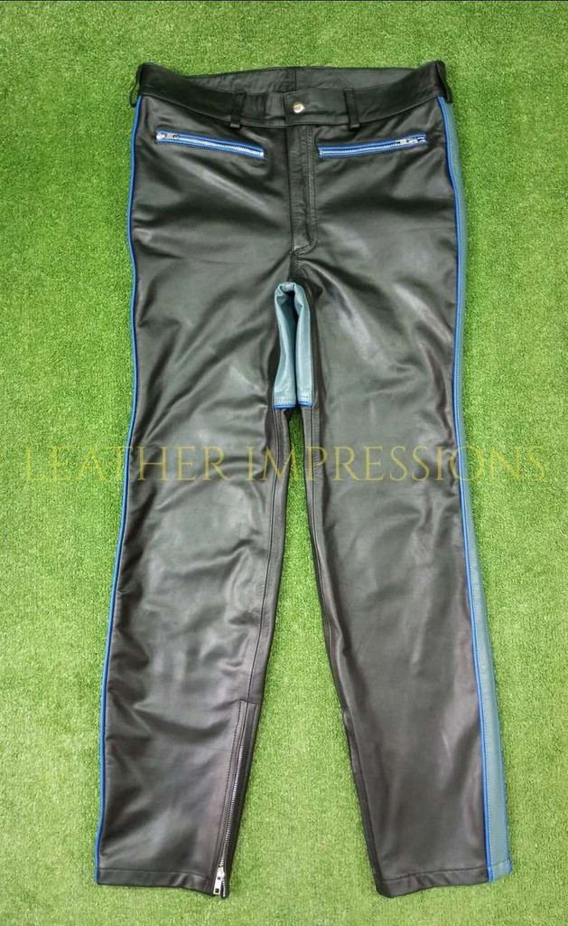 Mink Hem Cropped Reindeer Leather Pants- Limited Edition – Mariela Pokka